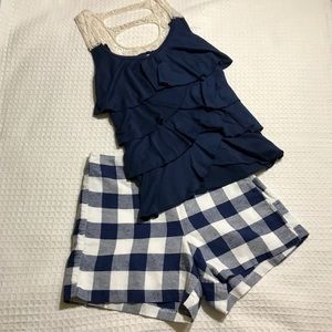 ⚜️ Ladies Short & shirt outfit